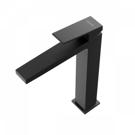Фото смесители для раковины vitra minimax square a4372436exp цвет черный