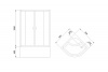 Фото душевое ограждение royal bath bk rb90bk-t-ch 90x90 см
