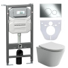 Унитаз с инсталляцией Сет 4 в 1 Ceramicanova CN6000_1001CH_1000