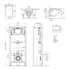 Фото унитаз с инсталляцией am.pm inspire 2.0 is450a38.ccc50a