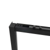 Фото душевое ограждение vincea slim soft 80x100 см  vsr-1ss8010clb