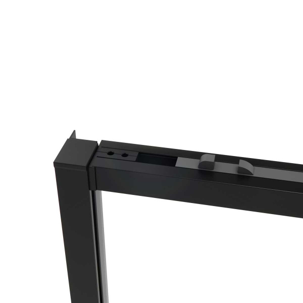 Фото душевая дверь vincea slim soft 130 см vds-1ss130clb