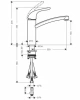 Фото смеситель для кухонной мойки hansgrohe focus 31784000