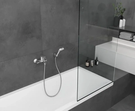 Фото смеситель для ванны hansgrohe vernis shape 71450000