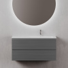 Фото тумба под раковину sancos folk 100 см, цвет: grey soft fl100rgs