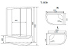 Фото душевая кабина timo comfort t-8820f r 120x85 см