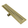 Душевой трап Raglo 7x70 см цвет: сатин золотой R650.70.03