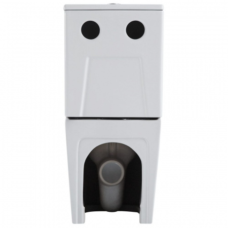 Фото унитаз-компакт black&white 64 см w-7703