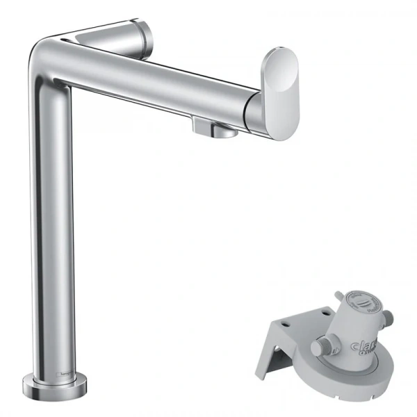 Фото смеситель для кухонной мойки hansgrohe aqittura 76804000
