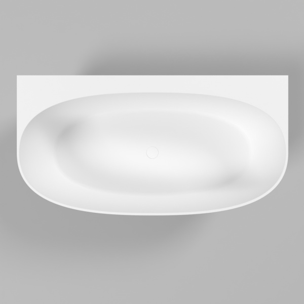 Фото ванна из искусственного камня whitecross pearl a 155x80 см 0214.155080.200
