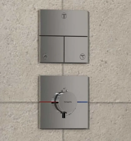 Фото термостатический смеситель для душа hansgrohe shower select comfort e 15574000