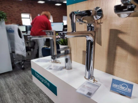 Фото смеситель для раковины hansgrohe logis e 71162000