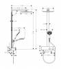 Фото душевая стойка hansgrohe raindance e 300 1jet showerpipe 350 st 27361000
