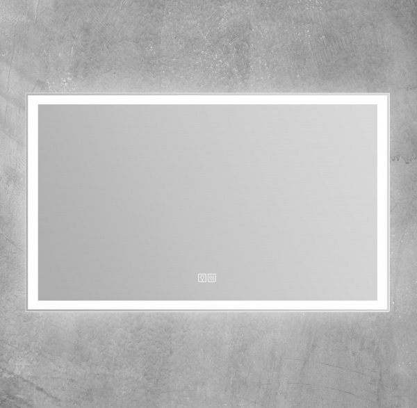 Фото зеркало с подсветкой belbagno 100 см spc-grt-1000-600-led-tch-warm