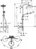 Фото душевая стойка hansgrohe croma select s 26890340