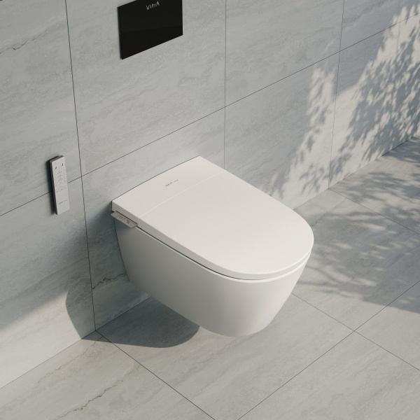 Фото умный подвесной унитаз vitra v-care 7777b403-6399