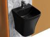 Фото раковина подвесная ceramicanova dion 36.5 см, цвет: черный cn6067mb