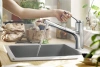 Фото смеситель для кухонной мойки hansgrohe zesis 74803000
