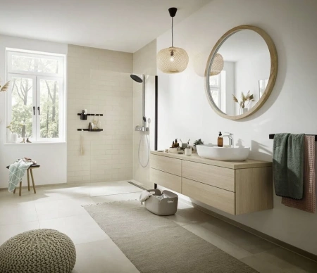 Фото душевая стойка hansgrohe pulsify 24241000
