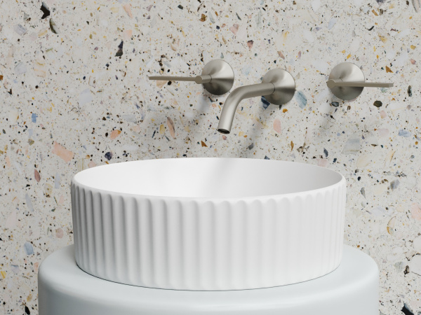 Фото раковина накладная ceramicanova element 36 см, цвет: белый cn6057mw