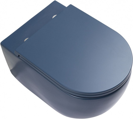 Фото унитаз подвесной allen brau reality 4.32015.id индиго