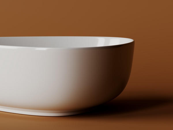 Фото раковина накладная ceramicanova element 45.5 см, цвет: белый cn5026