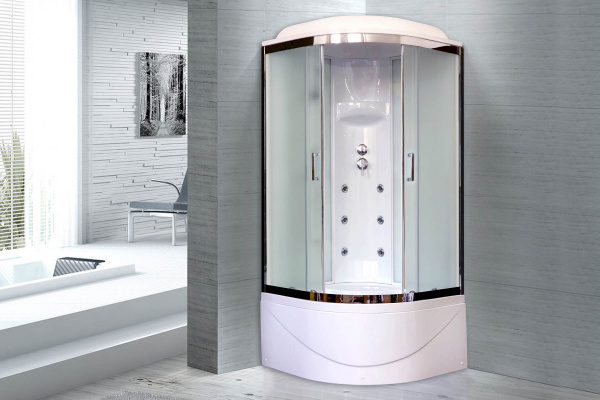 Фото душевая кабина royal bath вк rb90bk3-wc-ch  90x90 см