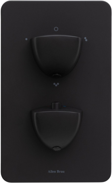Фото смеситель для ванны allen brau infinity 5.21316-31 черный матовый