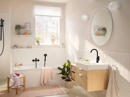 Фото смеситель для ванны hansgrohe rebris s 72443670