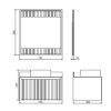 Фото зеркало с подсветкой comforty марсель 80 см 00-00012269