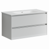 Тумба под раковину Sancos Cento 90 см, цвет: белый глянец CN90W
