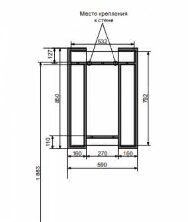 Фото зеркало эстет comfort loft 60 см фр-00003603