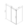 Фото душевой уголок vincea como 150x80 см vsr-1c8015cl