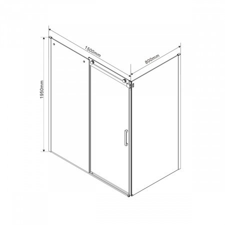 Фото душевой уголок vincea como 150x80 см vsr-1c8015cl