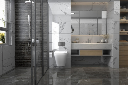 Фото унитаз с инсталляцией abber rechteck ac1201-ac0105-ac0121rg