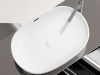 Фото раковина накладная ceramicanova element 61 см, цвет: белый cn6064