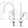 Фото смеситель для кухонной мойки hansgrohe talis 72843670