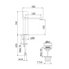 Фото смеситель для раковины webert one-x ox830102441