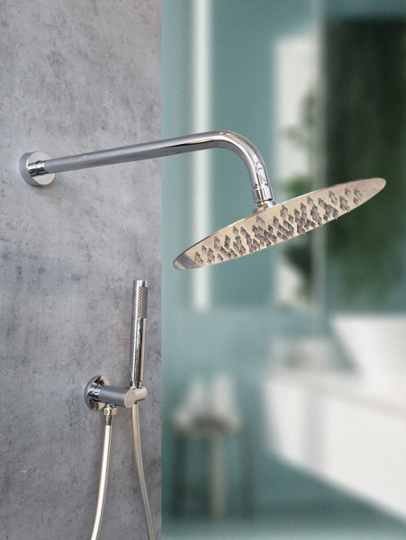 Фото душевая стойка с термостатом altrobagno unione 040407 cr
