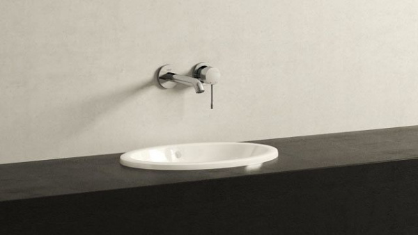 Фото встраиваемый смеситель для раковины grohe essence 19967001