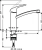 Фото смеситель для кухонной мойки hansgrohe focus 31816800