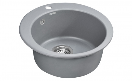 Фото кухонная мойка paulmark gelegen 48 см pm404800-grm