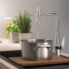 Фото смеситель для кухонной мойки hansgrohe talis select 73867000