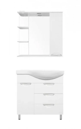 Фото тумба под раковину style line  жасмин 80 см лс-00000526