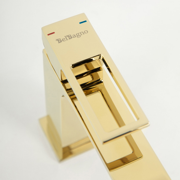 Фото смеситель для раковины belbagno luce luc-lvm-oro