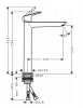 Фото смеситель для раковины hansgrohe logis fine 71258000