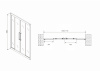 Фото душевая дверь abber schwarzer diamant 170 см ag33170h