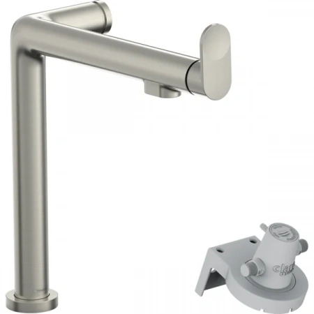 Фото смеситель для кухонной мойки hansgrohe aqittura 76804800