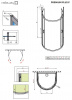 Фото душевое ограждение radaway premium plus p 100x90 см 33300-01-08n