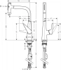 Фото смеситель для кухонной мойки hansgrohe select 72823800